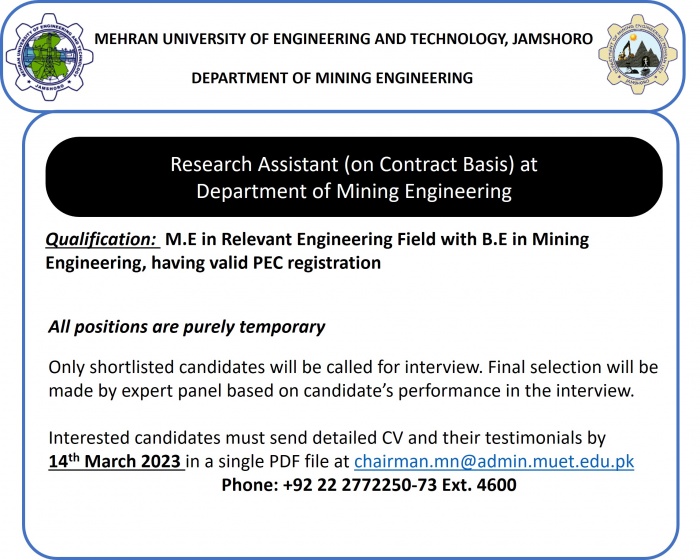 RA on Contract Basis